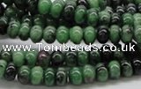 CRZ05 15.5 inches 4*6mm rondelle ruby zoisite gemstone beads Wholesale