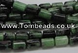 CRZ07 15.5 inches 6*8mm column ruby zoisite gemstone beads Wholesale