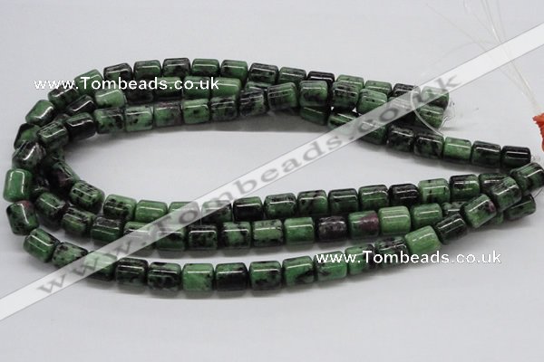 CRZ09 15.5 inches 10*12mm column ruby zoisite gemstone beads Wholesale