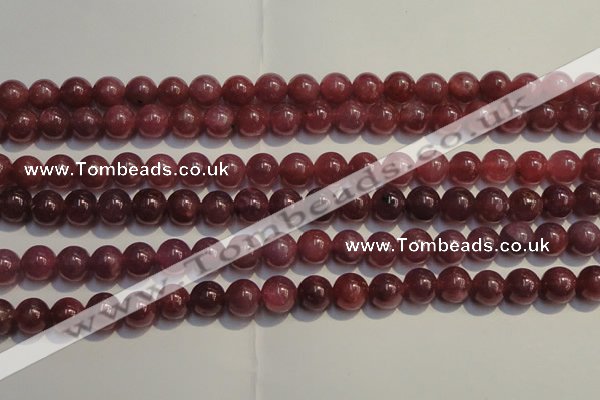 CRZ1008 15.5 inches 6mm - 6.5mm round AA grade natural ruby beads