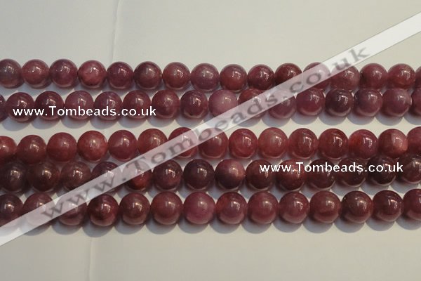 CRZ1009 15.5 inches 7mm - 7.5mm round AA grade natural ruby beads