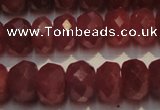 CRZ1029 15.5 inches 3*5mm faceted rondelle AAA grade ruby beads