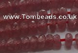 CRZ1101 15.5 inches 3*5mm faceted rondelle AAA+ grade ruby beads