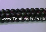 CRZ1114 15.5 inches 12mm round imitation ruby zoisite beads wholesale