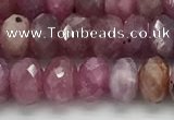 CRZ1152 15.5 inches 4*6.8mm faceted rondelle natural ruby beads