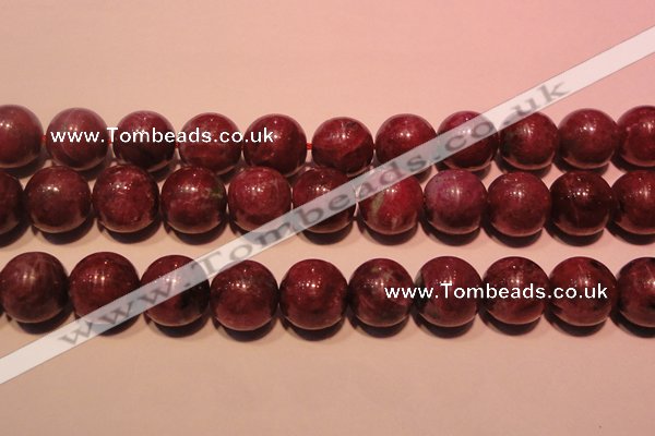 CRZ403 15.5 inches 10mm round natural ruby gemstone beads