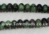 CRZ462 15.5 inches 7*10mm rondelle ruby zoisite gemstone beads