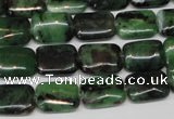 CRZ51 15.5 inches 10*14mm rectangle ruby zoisite gemstone beads