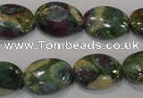 CRZ615 15.5 inches 13*18mm oval New ruby zoisite gemstone beads