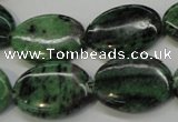 CRZ62 15.5 inches 18*25mm oval ruby zoisite gemstone beads