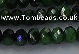 CRZ754 15.5 inches 5*8mm faceted rondelle ruby zoisite beads