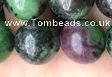 CRZ775 15.5 inches 14mm round ruby zoisite beads wholesale