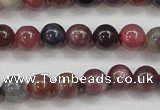 CRZ801 15.5 inches 6mm round natural ruby sapphire beads