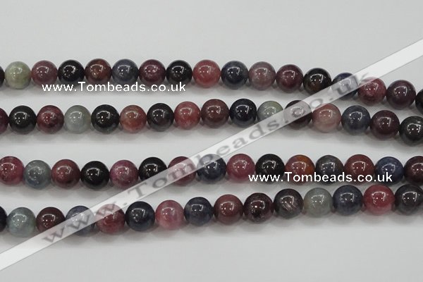 CRZ802 15.5 inches 10mm round natural ruby sapphire beads