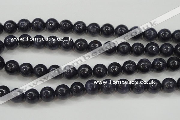 CRZ825 15.5 inches 12mm round natural sapphire gemstone beads