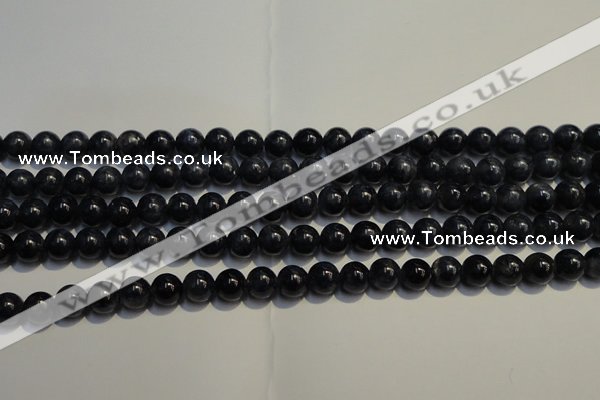 CRZ951 15.5 inches 6mm - 6.5mm round A- grade natural sapphire beads