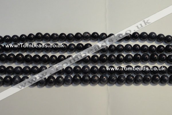 CRZ954 15.5 inches 6mm - 6.5mm round A grade natural sapphire beads