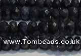 CRZ972 15.5 inches 4*6mm faceted rondelle A- grade sapphire beads