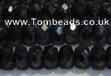 CRZ973 15.5 inches 5*7mm faceted rondelle A- grade sapphire beads
