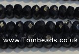 CRZ980 15.5 inches 4*6mm faceted rondelle A+ grade sapphire beads