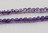 CSA02 15.5 inches 5mm round synthetic amethyst beads wholesale