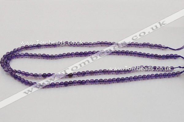 CSA02 15.5 inches 5mm round synthetic amethyst beads wholesale