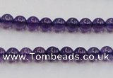 CSA03 15.5 inches 6mm round synthetic amethyst beads wholesale