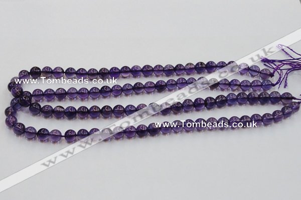 CSA04 15.5 inches 8mm round synthetic amethyst beads wholesale