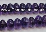 CSA09 15.5 inches 8*12mm rondelle synthetic amethyst beads wholesale