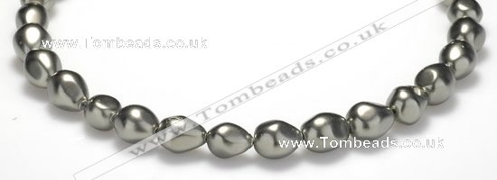 CSB02 16 inches 12*16mm nugget shell pearl beads Wholesale