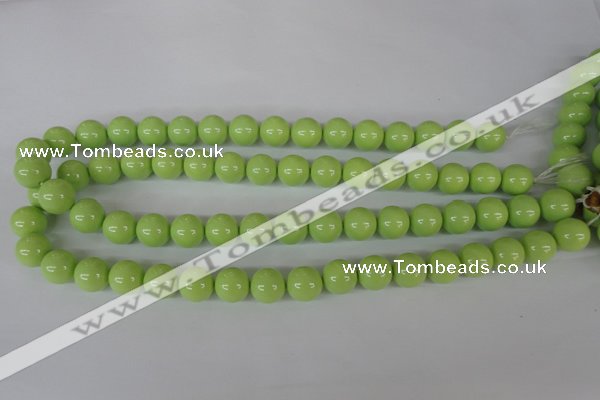 CSB101 15.5 inches 12mm round shell pearl beads wholesale