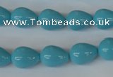 CSB105 15.5 inches 10*13mm teardrop shell pearl beads wholesale