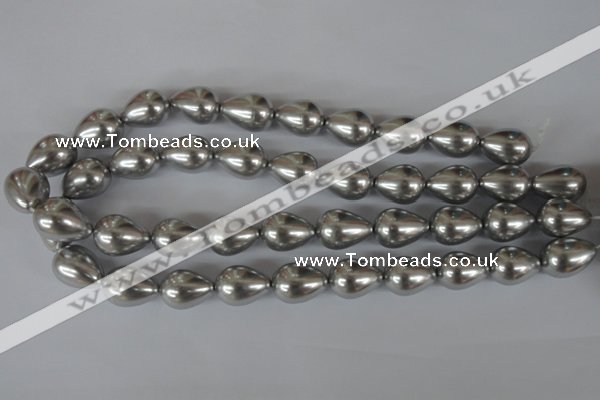 CSB115 15.5 inches 15*19mm teardrop shell pearl beads wholesale