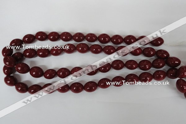 CSB122 15.5 inches 12*15mm rice shell pearl beads wholesale