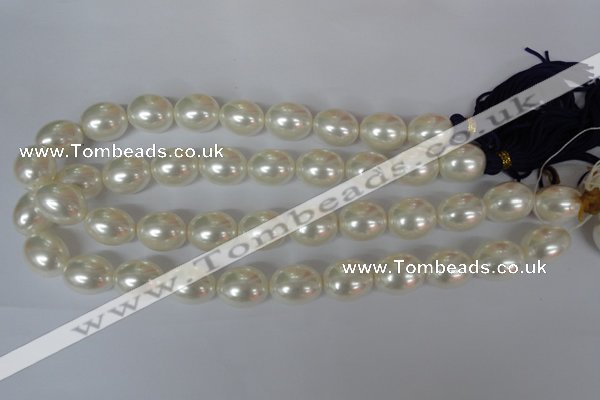 CSB125 15.5 inches 14*18mm – 15*20mm rice shell pearl beads