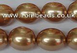 CSB126 15.5 inches 14*18mm – 15*20mm rice shell pearl beads