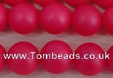 CSB1303 15.5 inches 10mm matte round shell pearl beads wholesale