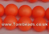 CSB1312 15.5 inches 8mm matte round shell pearl beads wholesale