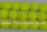 CSB1315 15.5 inches 4mm matte round shell pearl beads wholesale