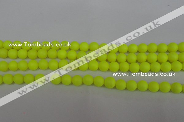 CSB1315 15.5 inches 4mm matte round shell pearl beads wholesale