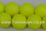 CSB1318 15.5 inches 10mm matte round shell pearl beads wholesale