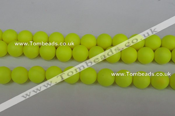 CSB1319 15.5 inches 12mm matte round shell pearl beads wholesale