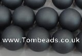 CSB1327 15.5 inches 8mm matte round shell pearl beads wholesale
