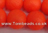 CSB1344 15.5 inches 12mm matte round shell pearl beads wholesale