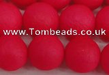 CSB1347 15.5 inches 8mm matte round shell pearl beads wholesale