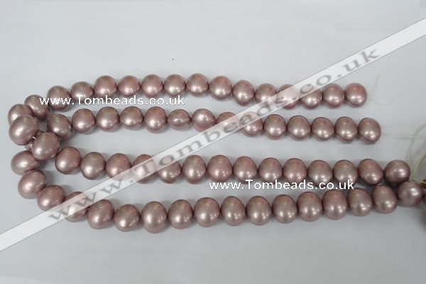 CSB138 15.5 inches 12*15mm – 13*16mm oval shell pearl beads