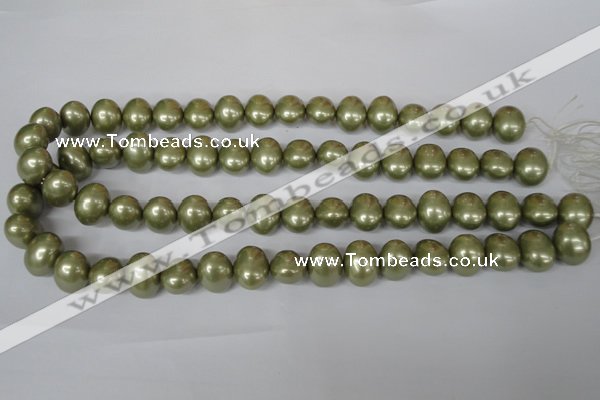 CSB144 15.5 inches 12*15mm – 13*16mm oval shell pearl beads