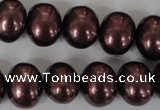 CSB149 15.5 inches 12*15mm – 13*16mm oval shell pearl beads