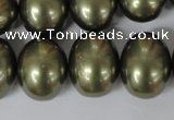 CSB167 15.5 inches 15*18mm – 16*19mm oval shell pearl beads