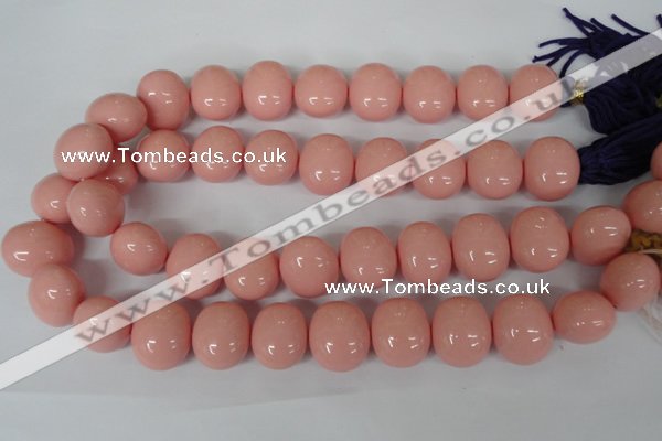 CSB168 15.5 inches 17*19mm – 18*20mm oval shell pearl beads